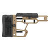 El MDT SRS-X Elite Buttstock ofrece ajuste rápido y sin herramientas, comodidad mejorada y compatibilidad con chasis XTN, ideal para competencia y confort.